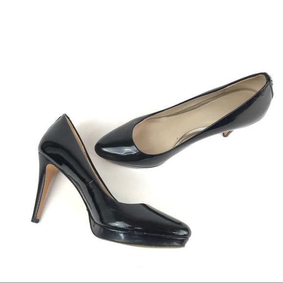 Coach Shoes - Coach Black Patent Leather Platform Pumps Size 7 B